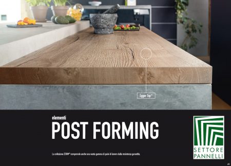 TOP in Laminato – Elementi Post Forming